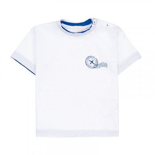 Nanán T-shirt con taschino bianco Limitato a 3 giorni