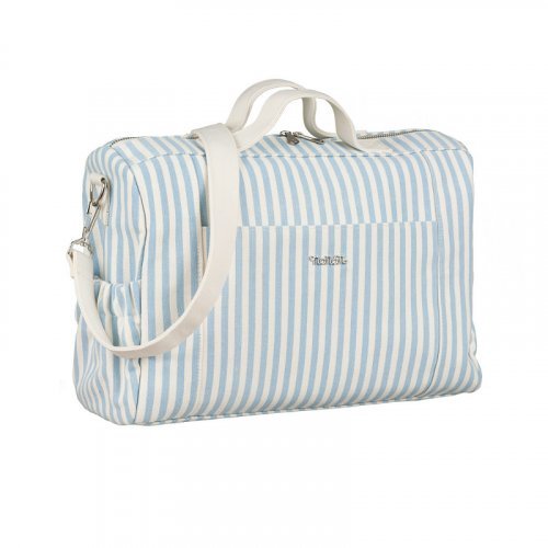 Nanán Borsa passeggio canvas azzurra Spedizione gratuita