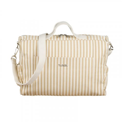 Nanán Borsa passeggio canvas beige Sconto di tempo limitato