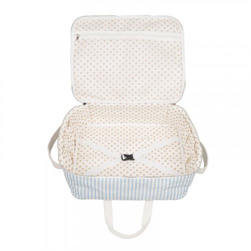 Nanán Borsa mamma canvas azzurra Prezzo di fabbrica
