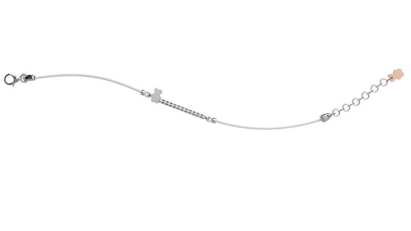 Nanán Bracciale Argento 925 - Col Rosso Presa