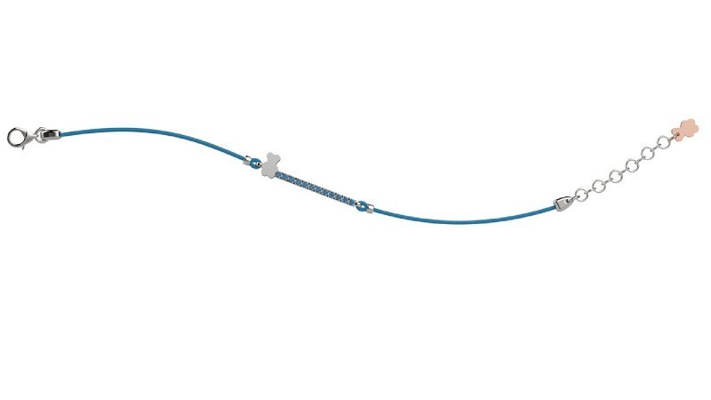 Nanán Bracciale Argento 925 - Col Azzurro Offerta