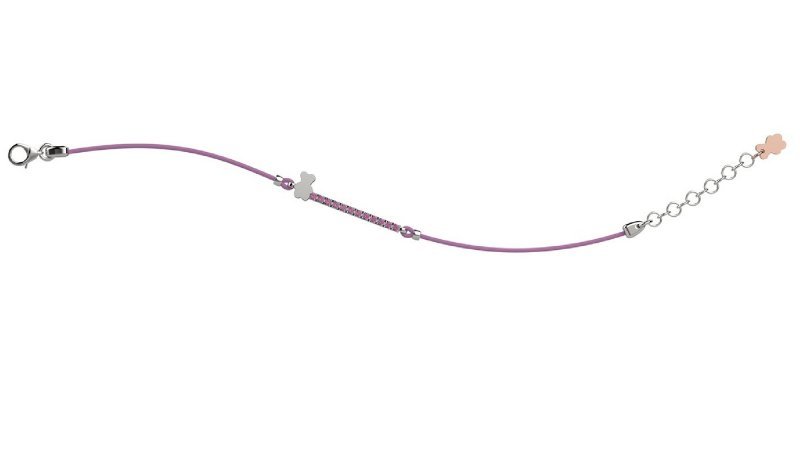 Nanán Bracciale Argento 925 - Col Lilla Economico