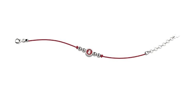 Nanán Bracciale Argento 925 - Col Rosso Online