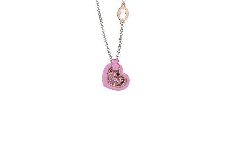 Nanán Pendente cuore rosa Offerte giornaliere
