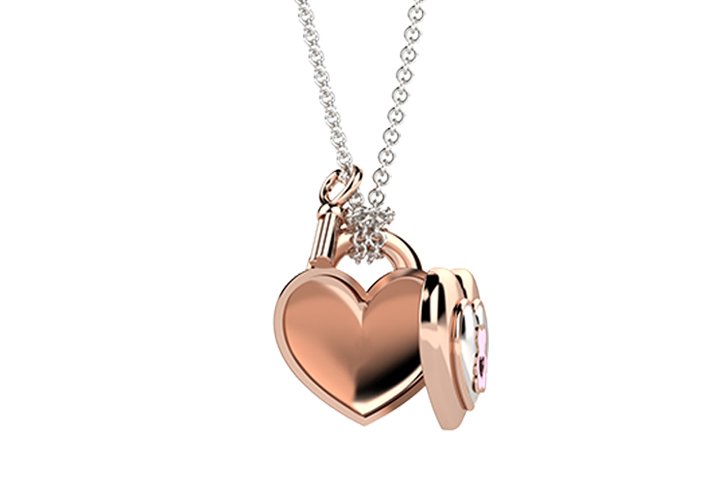 Nanán Pendente "Portami con te" cuore rosa Enormi risparmi