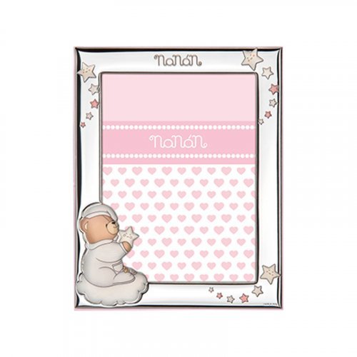 Nanán Cornice Argento Tato rosa 130x180mm Offerta speciale della fabbrica