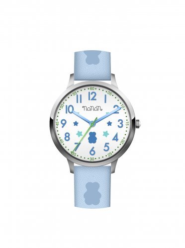 Nanán Orologio bambino bianco azzurro - silver Acquista Ora