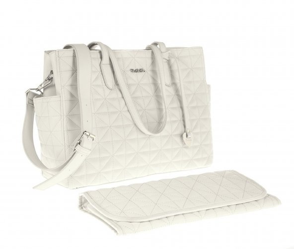 Nanán Borsa Mamma con manici Bianca Prezzo di fabbrica