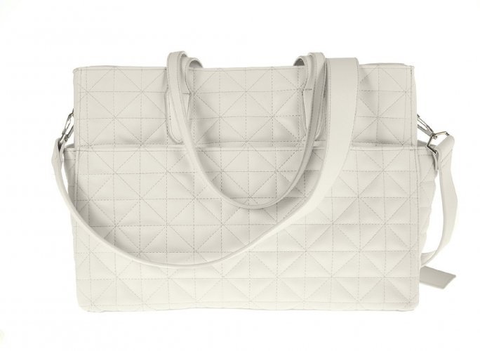 Nanán Borsa Mamma con manici Bianca Prezzo di fabbrica