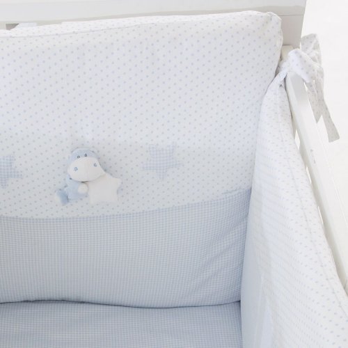 Nanán Set Piumone e Paracolpi 4pz Bombo Azzurro Ultimo giorno