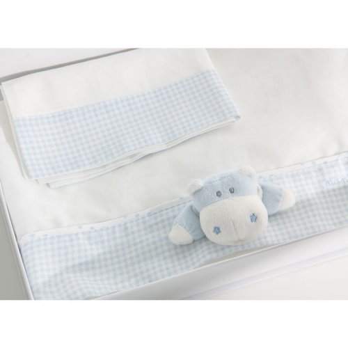 Nanán Set Lenzuola 3pz Carrozzina Bombo Azzurro Fino al 50% di sconto