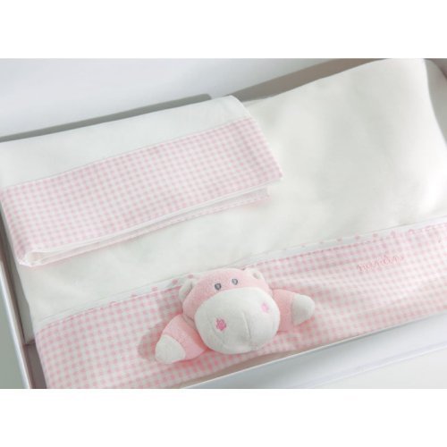 Nanán Set Lenzuola 3pz Carrozzina Bombo Rosa Fino al 65% di sconto