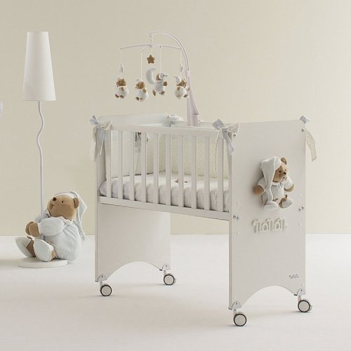 Nanán Letto Co-sleeping Puccio Azzurro Con Materasso Enormi sconti
