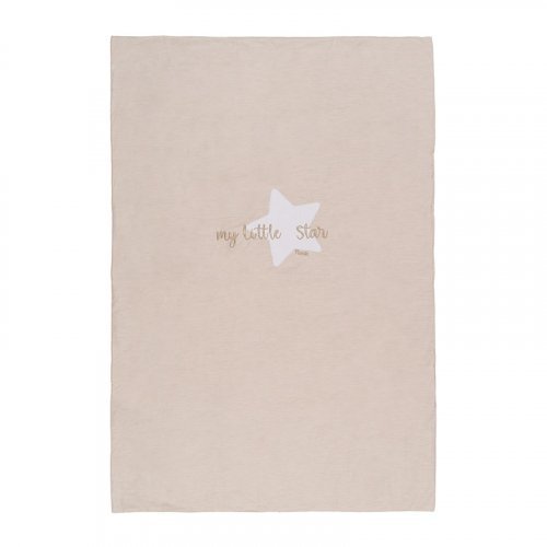 Nanán Coperta letto beige "My little star" in jersey Acquista Ora