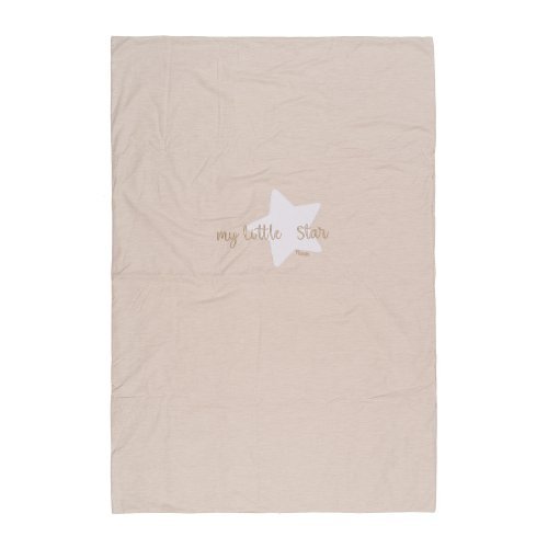 Nanán Coperta letto beige "My little star" in jersey Acquista Ora