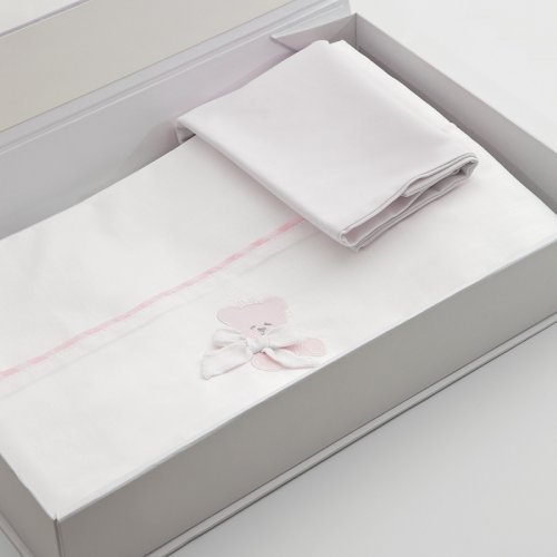 Nanán Lenzuola Carrozzina Coccolo Rosa Negozio