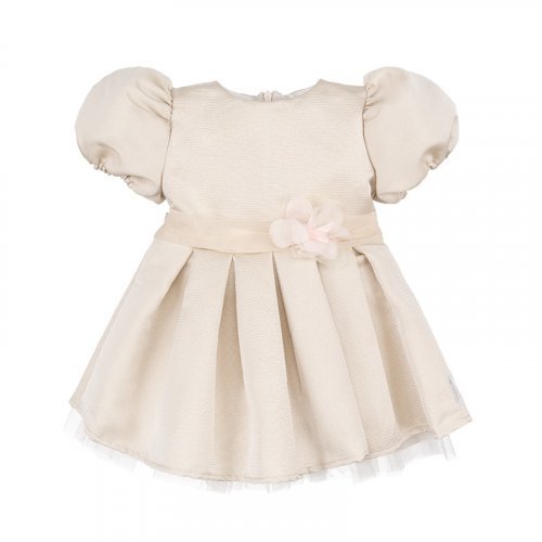 Nanán Abito con rosa beige Qualità Garantita