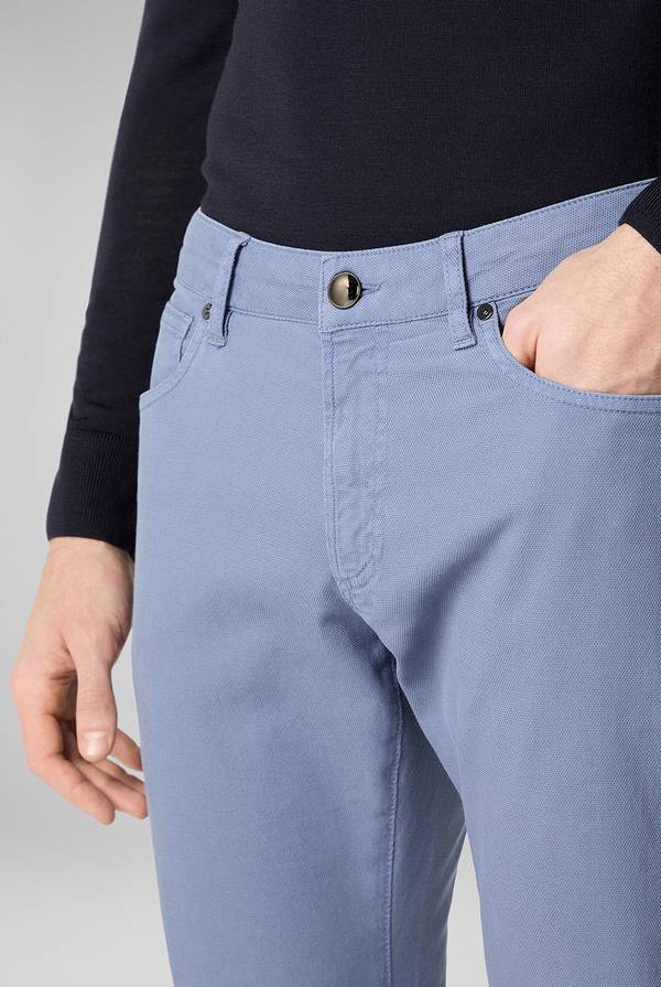 Lab. Pal Zileri Pantalone 5 tasche in cotone stretch tinto in capo Qualità