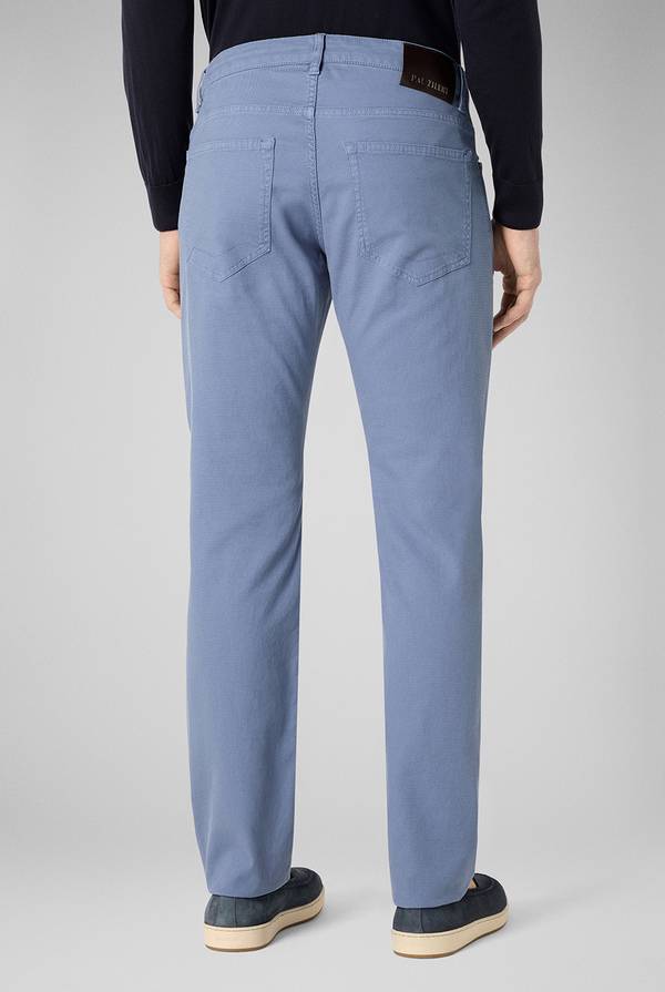 Lab. Pal Zileri Pantalone 5 tasche in cotone stretch tinto in capo Qualità