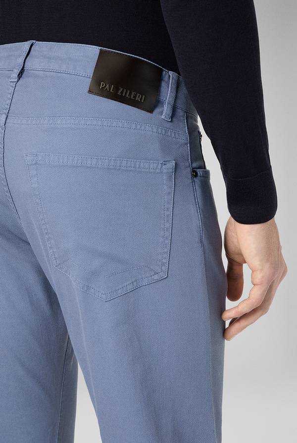 Lab. Pal Zileri Pantalone 5 tasche in cotone stretch tinto in capo Qualità