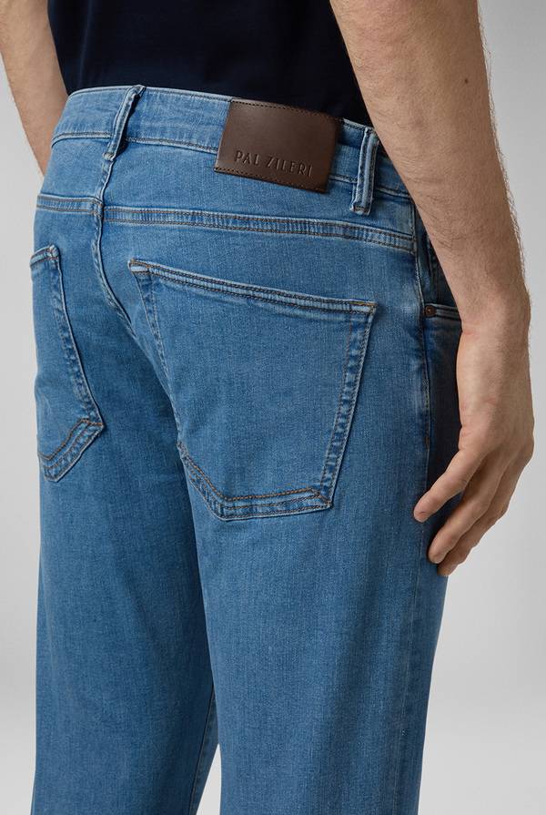 Lab. Pal Zileri Denim 5 tasche effetto delavè Pezzi Unici