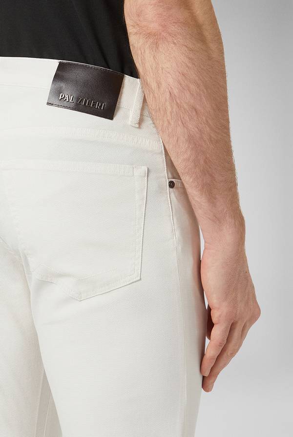 Lab. Pal Zileri Pantalone 5 tasche in cotone stretch tinto in capo Negozi Online