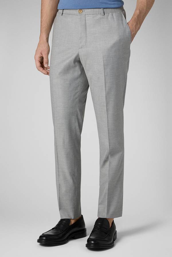 Lab. Pal Zileri Pantalone classico in lana e bamboo Acquista Ora