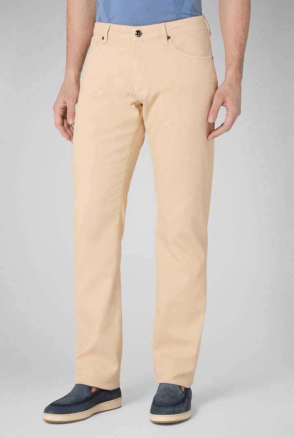 Lab. Pal Zileri Pantalone 5 tasche in cotone stretch tinto in capo Novità