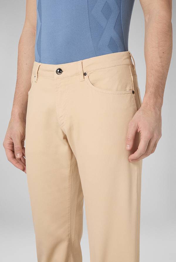 Lab. Pal Zileri Pantalone 5 tasche in cotone stretch tinto in capo Novità