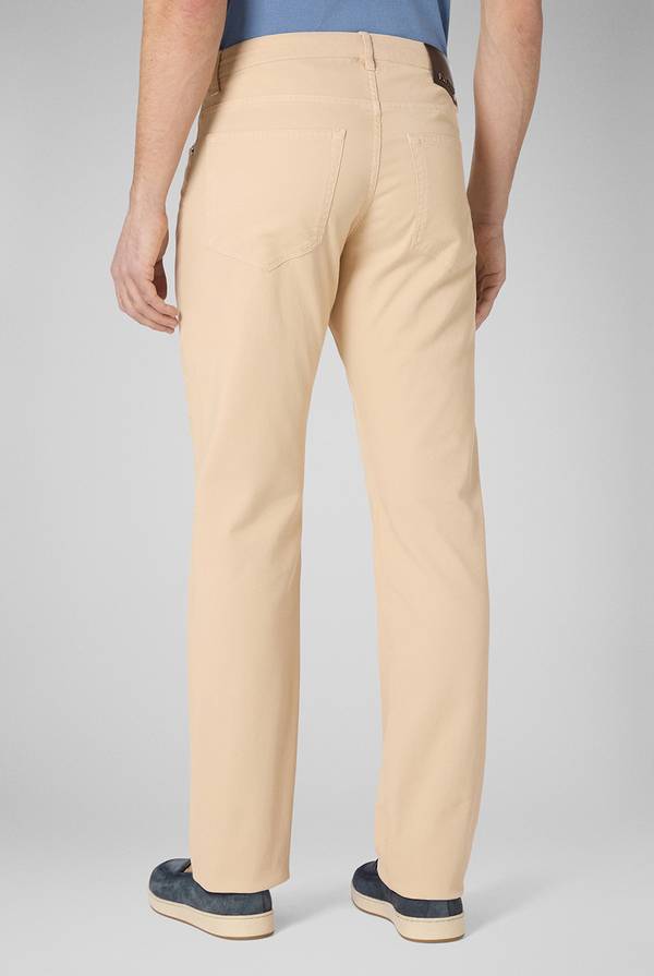 Lab. Pal Zileri Pantalone 5 tasche in cotone stretch tinto in capo Novità