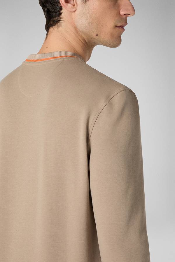 Lab. Pal Zileri Felpa in cotone stretch con logo Outlet