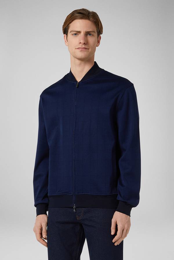 Lab. Pal Zileri Felpa in cotone jacquard Vendita Economica