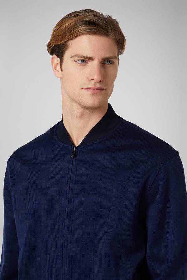 Lab. Pal Zileri Felpa in cotone jacquard Vendita Economica