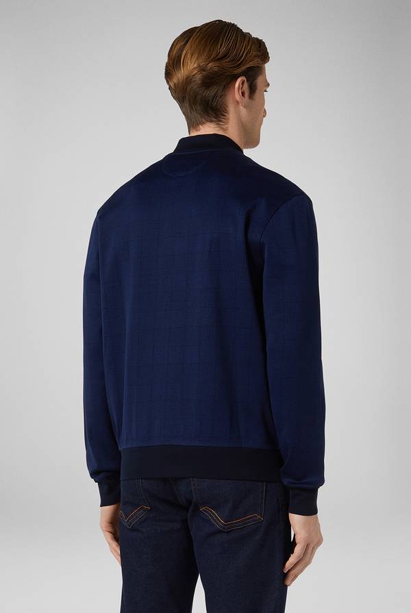 Lab. Pal Zileri Felpa in cotone jacquard Vendita Economica
