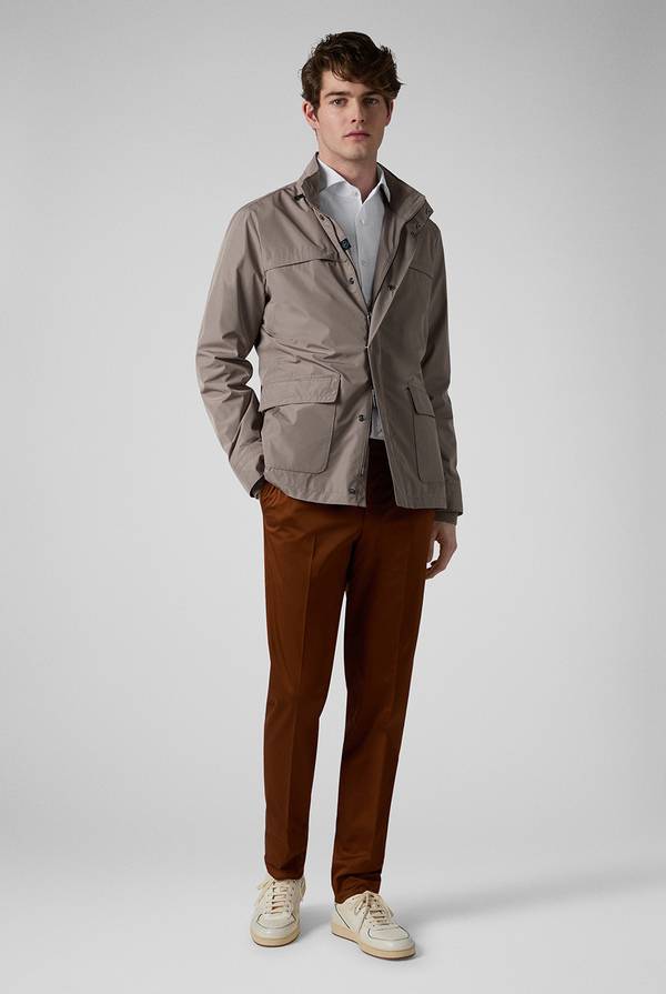 Lab. Pal Zileri Oyster Field Jacket in nylon ultra leggero Spedizione Gratuita