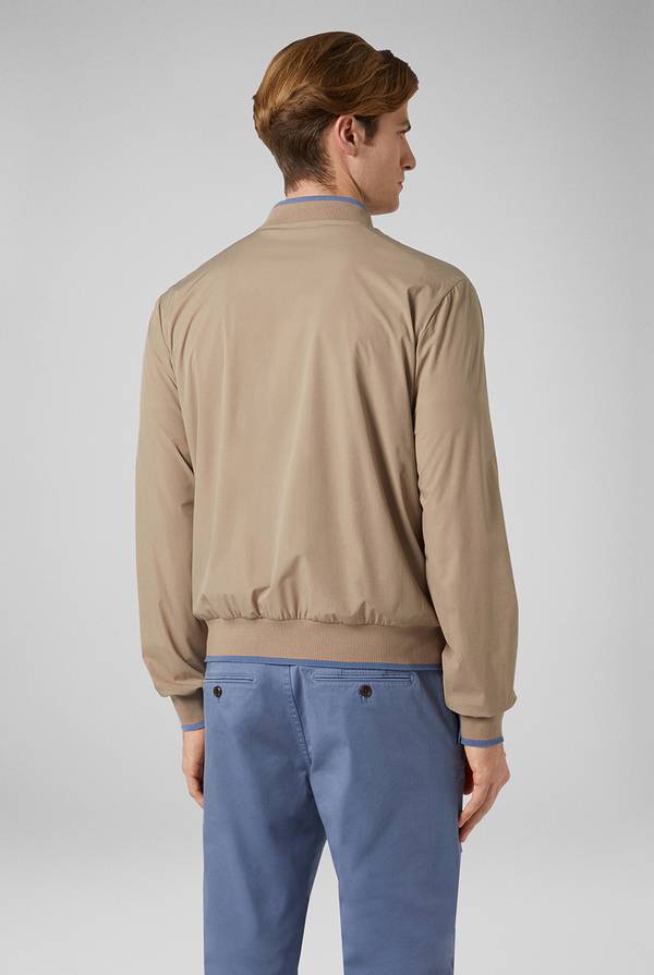 Lab. Pal Zileri Bomber in soft shell color tortora Saldi