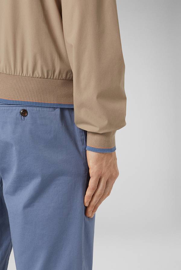 Lab. Pal Zileri Bomber in soft shell color tortora Saldi