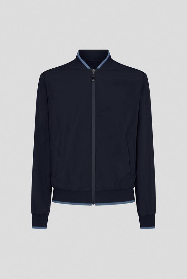 Lab. Pal Zileri Bomber in soft shell color tortora Vendita Calda