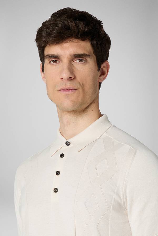 Lab. Pal Zileri Polo in maglia con calati 2025