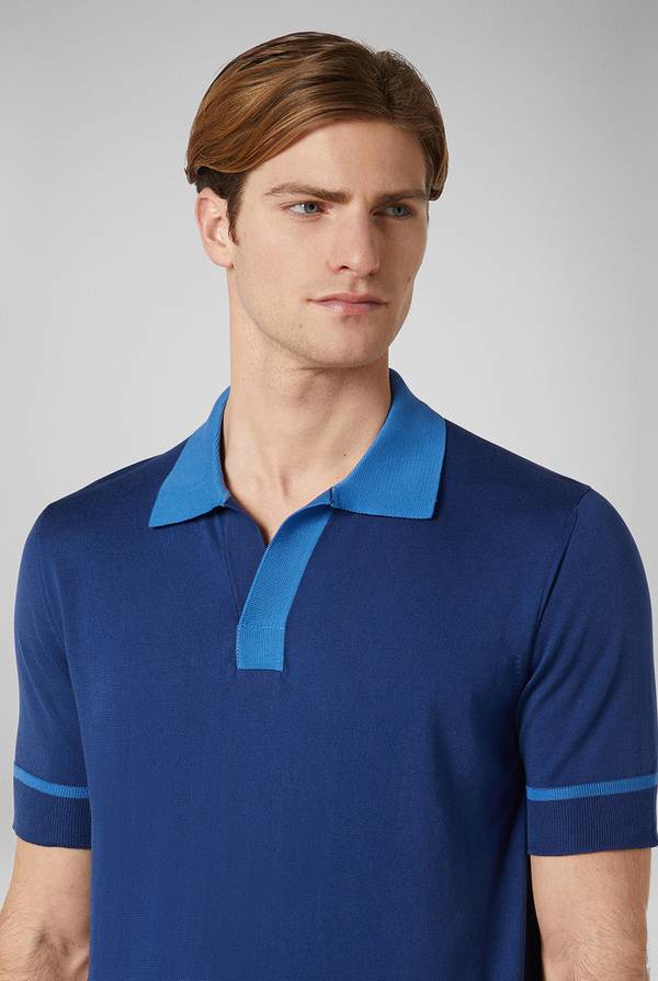 Lab. Pal Zileri Polo in maglia con dettagli a contrasto Italy