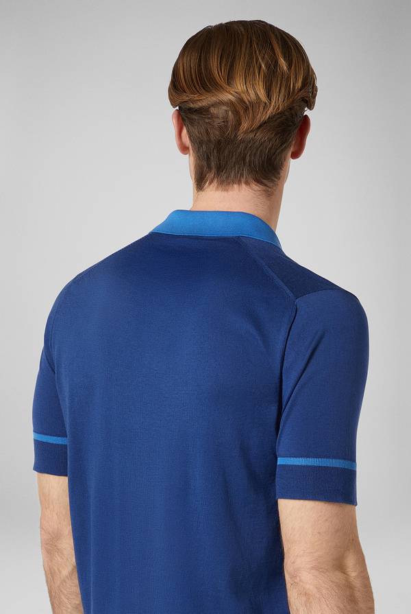 Lab. Pal Zileri Polo in maglia con dettagli a contrasto Italy
