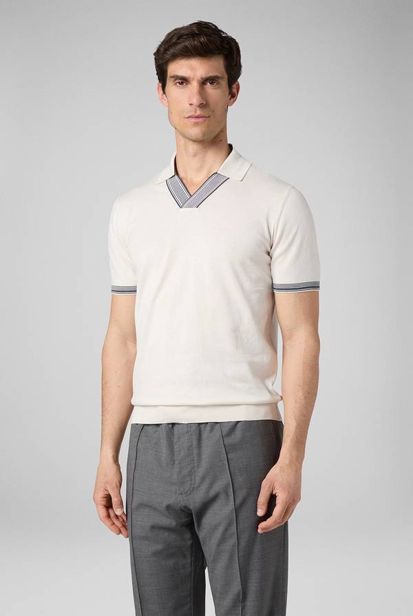 Lab. Pal Zileri Polo con finiture millerighe Vendita