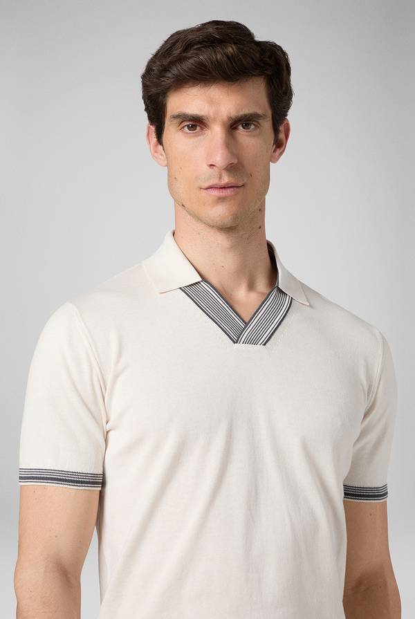 Lab. Pal Zileri Polo con finiture millerighe Vendita