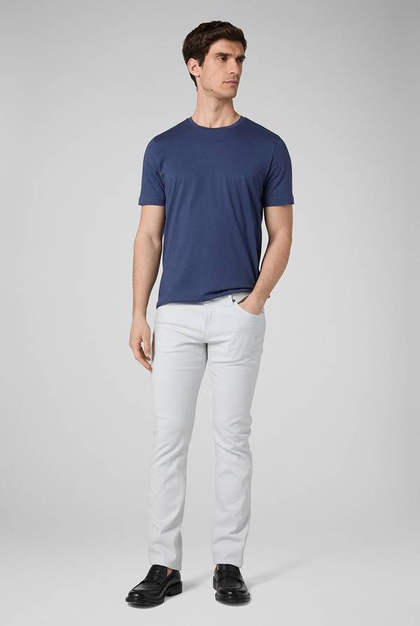 Lab. Pal Zileri T-Shirt in cotone nel colore blu Negozi Online