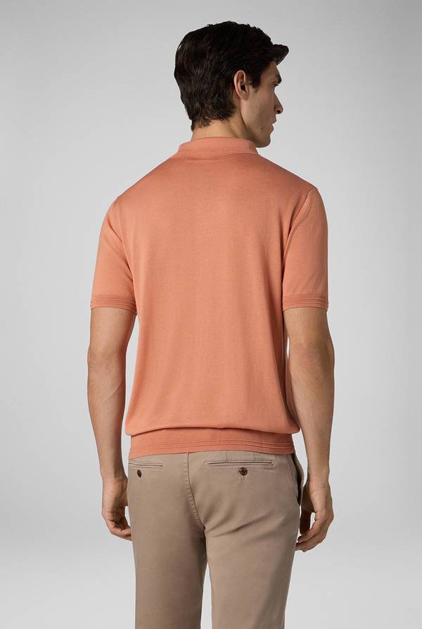 Lab. Pal Zileri Polo in cotone e tencel Consegna Veloce