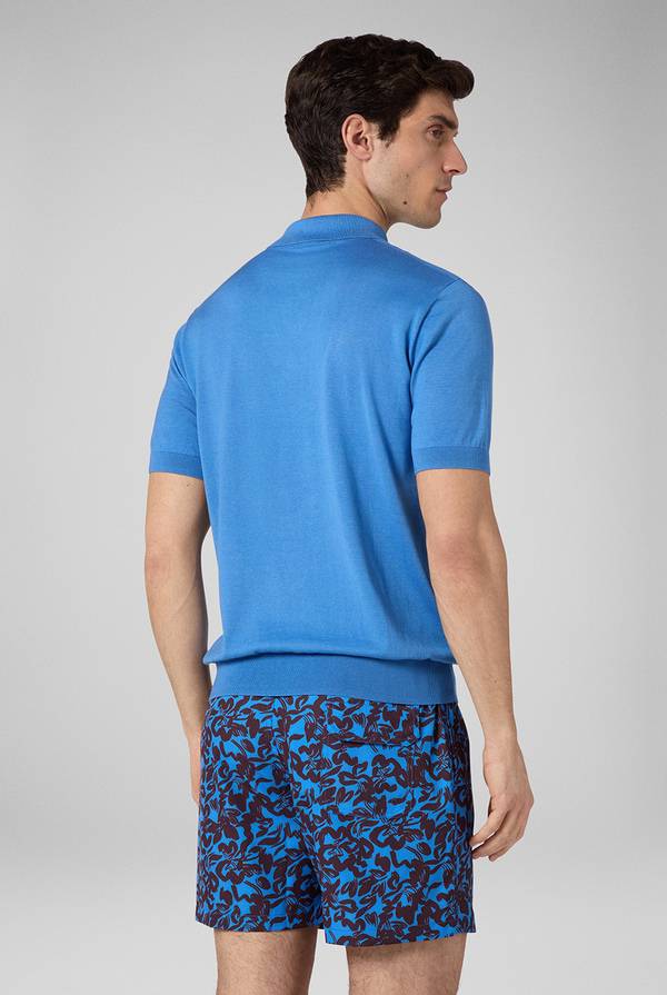Lab. Pal Zileri Polo in maglia di lana e seta Fino Al -60%