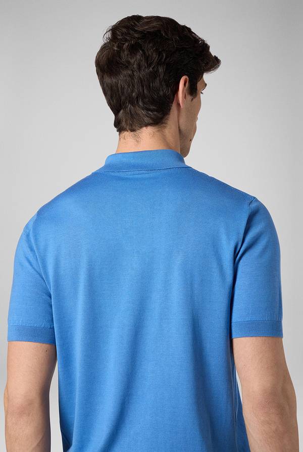 Lab. Pal Zileri Polo in maglia di lana e seta Fino Al -60%