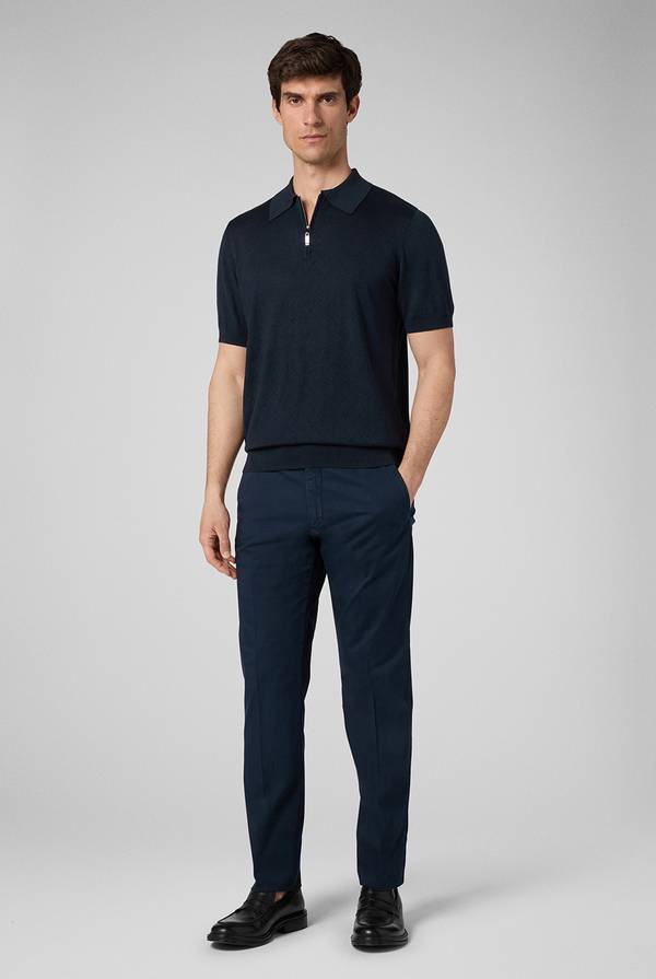 Lab. Pal Zileri Polo jacquard con monogramma pz Shopping Online
