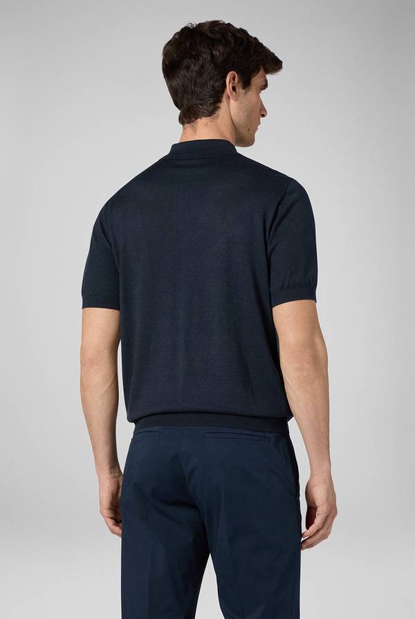 Lab. Pal Zileri Polo jacquard con monogramma pz Shopping Online